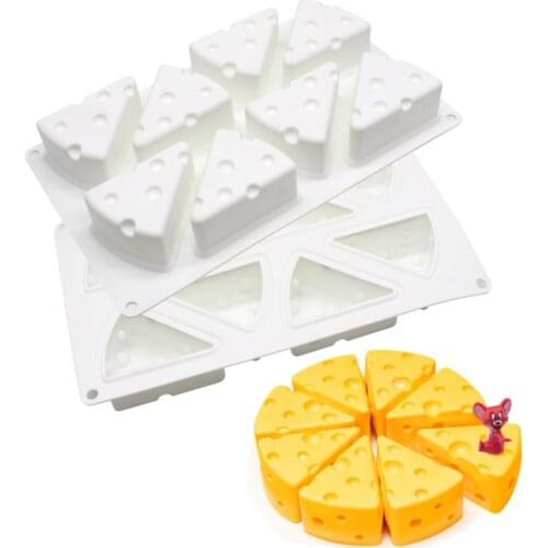 8 Cavity Cheese Silicone Mold Cheese Cake Mould Decorating Cheese Mousse Mold Cake Molds Decoration Cake Tool Cake Tools