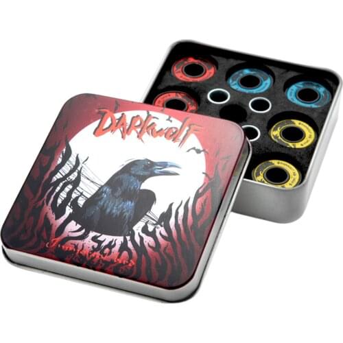 8Pack Skateboard Bearings, Roller Skate Wheels, Scooter ABEC-11 Rubber Sealed Metal Spare Bearing for Longboard Inline Skates