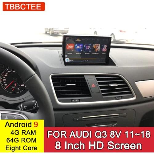 Android 9.0 4+32GB GPS Navigation For Audi Q3 8V 2011~2018 MMI 2G 3G RMC Car Multimedia Player Stereo Radio