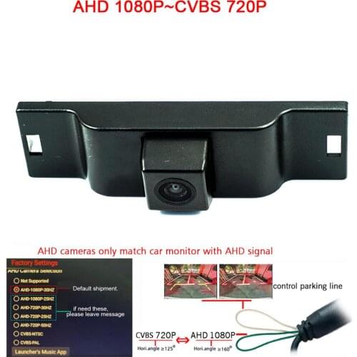 1920*1080P/1280*720P AHD 180deg fisheye view car Vehicle Front view camera for Subaru Forester 2013 positive view CVBS camera