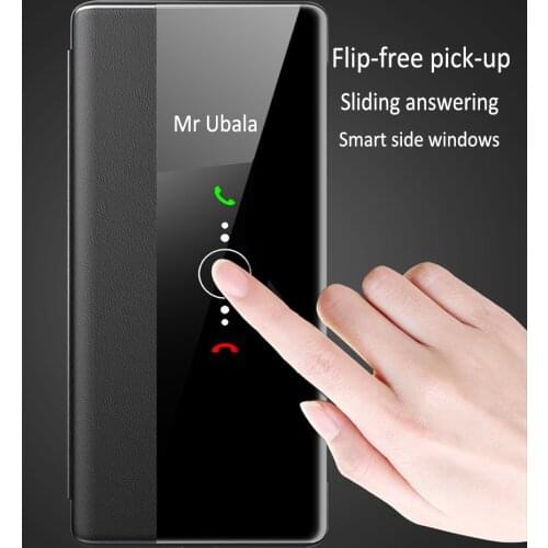 Flip Cover Leather Phone Case For Huawei P30 P40 Pro P20 Lite P10 Plus P30 P20 P10 plus P20 lite pro P30 pro Smart View Case