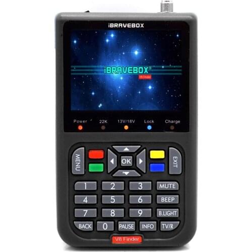 V8 Finder Digital Satellite Finder 3.5 inch LCD Satellite Finder Digital Satellite Signal Finder Meter Satellite Meter Satellite