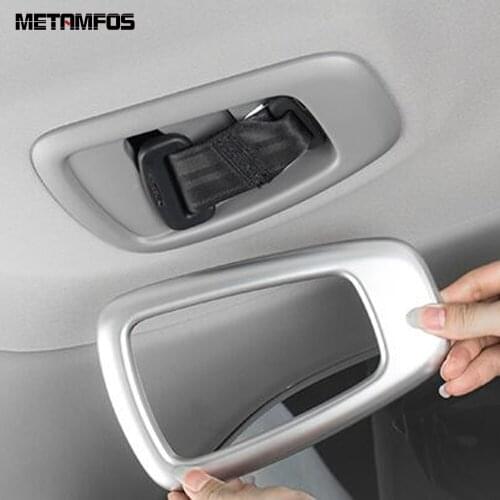 For Honda CR-V CRV 2017-2020 2021 Carbon Fiber Roof Rear Seat Safety Belt Buckle Cover Trim Frame Inner Accessories Car Styling