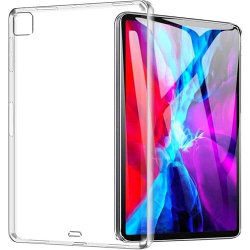 For New iPad Pro 2020 Case Slim Transparent Soft Rubber TPU Protective Clear Cover For New iPad Pro 11/12.9 inch 2020 Back Cases