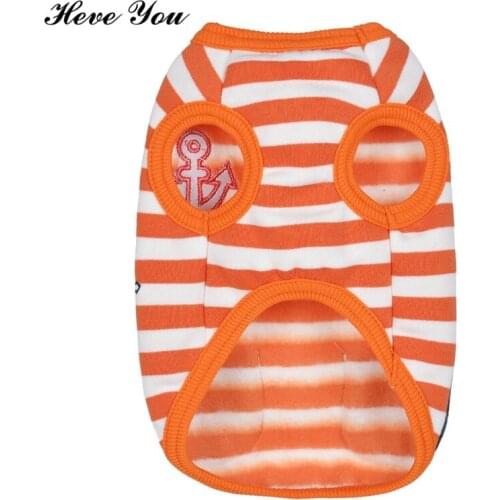 Heve You Clothes for Small Dogs Winter Vest Cotton Striped Dog Clothing Warm Pet Coat Puppy Chihuahua Clothes Teddy Dog Costume