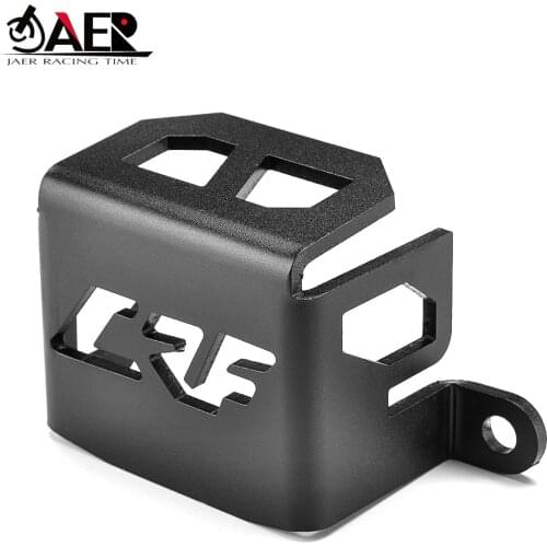 JAER Motorcycle Aluminum Rear Brake Fluid Reservoir Guard Cover Protector For Honda CRF1000L Africa Twin/ABS/DCT 2016 2017 2018