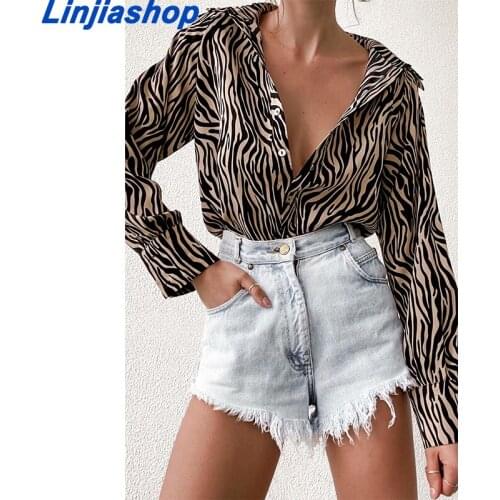 Linjiashop Women's Striped Shirts