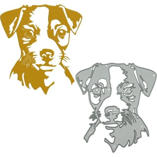 Large Size Dog Pattern Metal Cutting Dies Scrapbooking Craft Paper Cutter Knife For Clipart Decorating