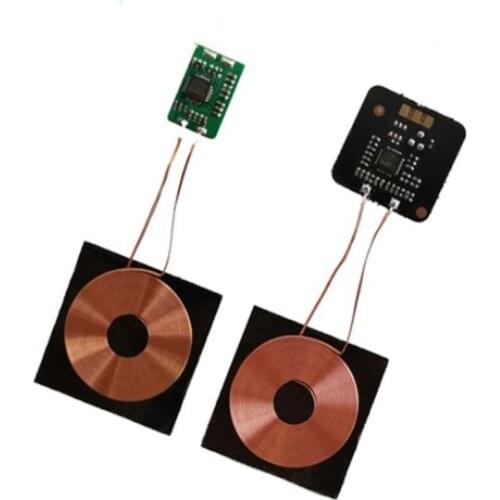 Mini Wireless charging receiver module PCBA circuit board small coil Qi general refitting electronic