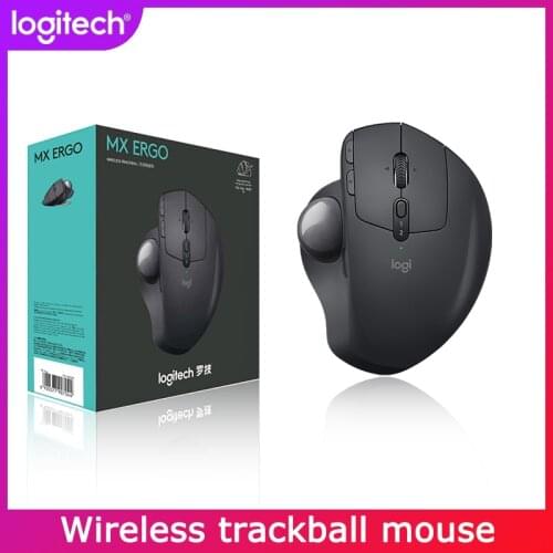 Logitech MX Ergo Wireless Trackball Mouse 2.4G wireless Bluetooth CUSTOMIZED COMFORT RECHARGEABLE BATTER Office drawing laptop