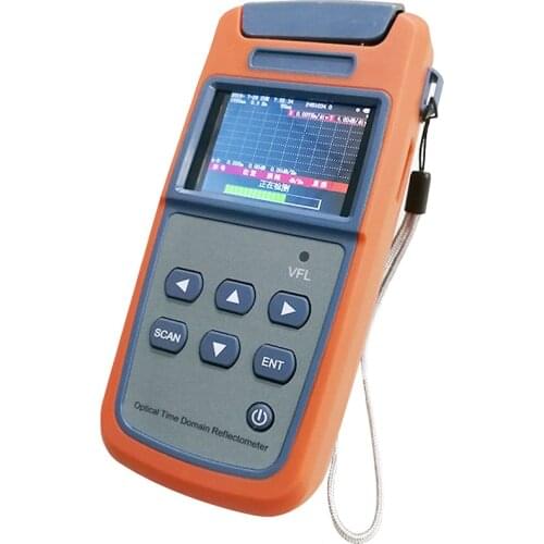 Cheap Price Mini OTDR Optical Time Domain Reflectometer Built-in Visual Fault Locator Function optical power meter Fiber tool