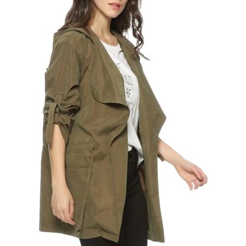 Winter womens cotton-padded coats South Korea simple long hat lightweight coat windbreaker#288640