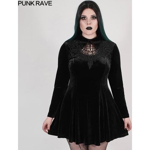 Платья для полных PUNK RAVE China At AliExpress