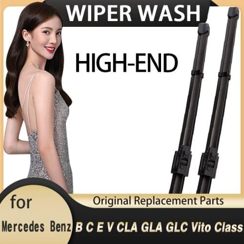 For Mercedes Benz A B C E V CLA GLA GLC Vito Class Car Wiper Blade W176 W246 W205 W213 S213 W447 C117 X156 X253 Car Accessories