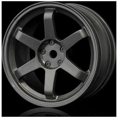 Free Shipping 4pcs TE37 Wheel Hubs for 1/10 Scale RC Car Model Drift Car Rally Racing Wheel Hubs Spare Parts White Black Off