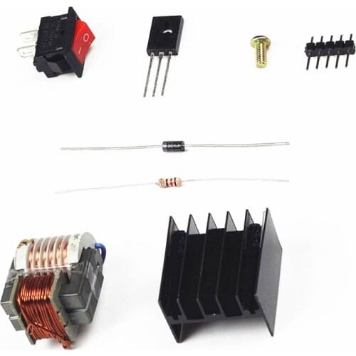 1PCS High Voltage Transformer 15KV Booster Coil Inverter Heat sink Switch Diode