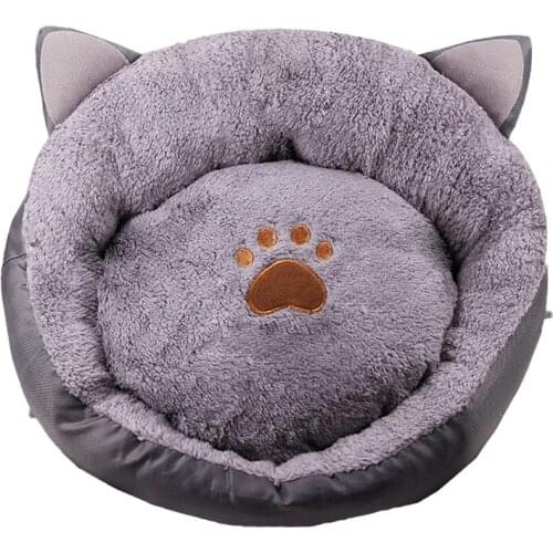 Comfortable Dog House Dog Paw Warm Sleeping Round Kennel For Small Dog Medium Dogs