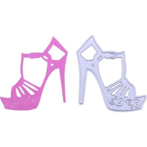 YLCD1566 High Heels Metal Cutting Dies For Scrapbooking Stencils DIY Album Cards Decoration Embossing Folder Die Cuts Molds New