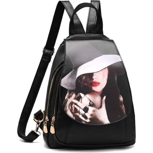 Women Backpack High Quality PU Leather School Bag Women Backpacks Girls Teenagers Interior Compartment Computer Interlayer 2019
