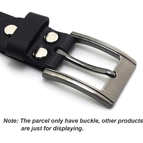 1pcs Metal 3cm Belt Buckle Casual Matte brown End Bar Heel bar Single Pin Belt Buckle Leather Craft Webbing fit for 27-29mm belt