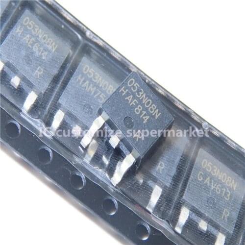10PCS/LOT NWE 053N08N IPD053N08N3G TO-252 80V 90A SMD Transistor