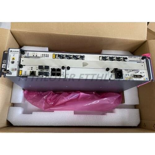 8PON OLT 10G 8PORT OLT AC 110V GPON MA5608T OLT With 10G MCUD1 MPWD Power 8PORTS GPBD C+ Board 8PCS C+ SFP Moudel