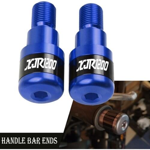 Xjr1200 Motorcycles CNC Aluminum Handlebar Grips Plug Slider Handle Bar Ends For YAMAHA xjr1200 xjr 1200 1995 1996 1997 1998
