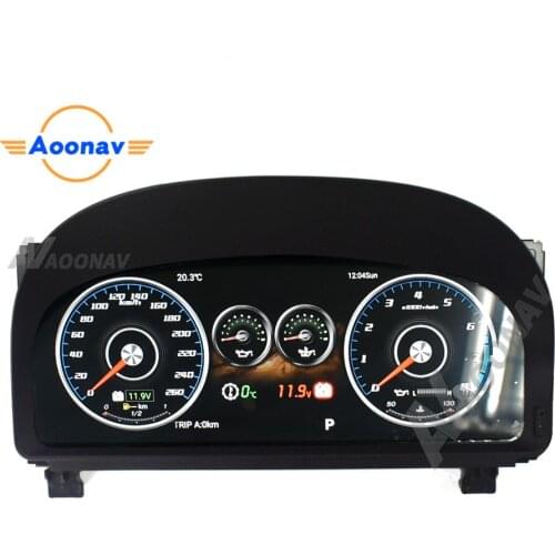 Android 9.0 Car LCD Meter instrument dashboard screen GPS Navigation For Toyota Vellfire Alphard 20 2008-2014 Multimedia player