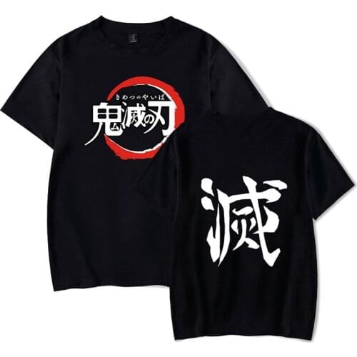 Anime Demon Slayer Kimetsu no Yaiba t shirt plus size tops tees men short sleeve t-shirt summer top tshirt boys clothes