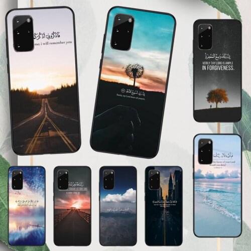 Arabic Quran Islamic Muslim Phone Cases For Samsung galaxy S 9 10 20 A 10 21 30 31 40 50 51 71 s note 20 j 4 2018 plus