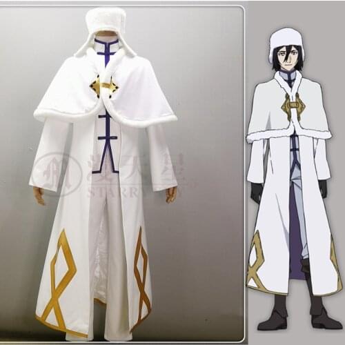 Bungo Stray Dogs Dead Apple Fyodor Dostoevsky Cosplay Costume Unifrom Anime Luxury White Suit for Halloween Carnival Party Event