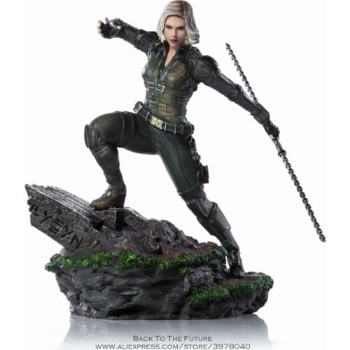 Disney Marvel Avengers Black Widow 18cm Action Figure Posture Model Anime Decoration Collection Figurine Toys model for children