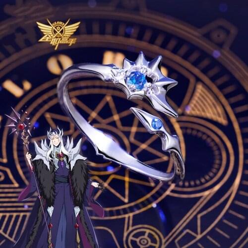 Kings Avatar Ring Sliver S925 Sterling Anime Role Yu Wenzhou Zhou Zekai Huang Shaotian Ye Xiu Wang Jiexi Cartoon