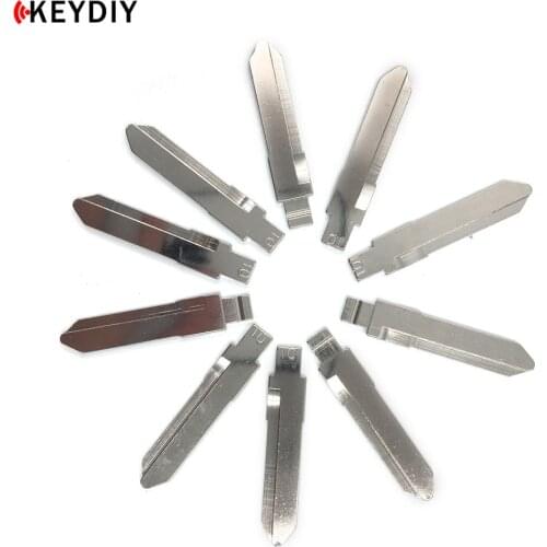 KEYDIY 10 pcs/lot Metal Blank Uncut Flip KD/JMD/VVDI Remote Key Blade 10# for Suzuki Alto