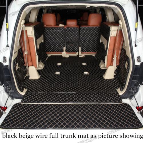Lsrtw2017 Car Trunk Mat Cargo Liner for Toyota Land Cruiser 2009 2010 2011 2012 2013 2014 2015 2016 2017 2018 2019 Lc200 200