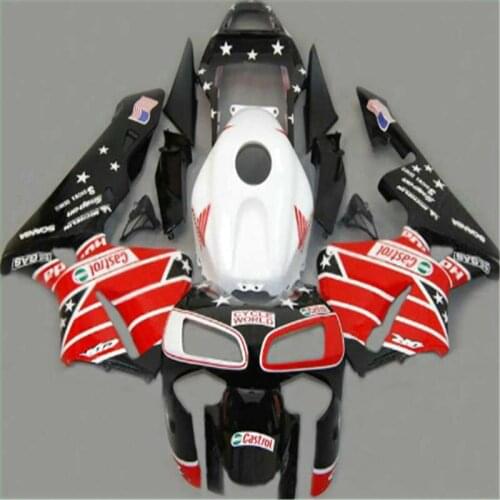 Red white black fairing kits for CBR600RR 03 04 F5 CBR 600RR 03-04 CBR600 RR 2003 2004 fairings for black white orange