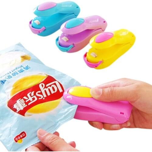 Kitchen Accessories Tools Mini Portable Food Clip Heat Sealing Machine Sealer Home Snack Bag Sealer Kitchen Utensils Gadget Item