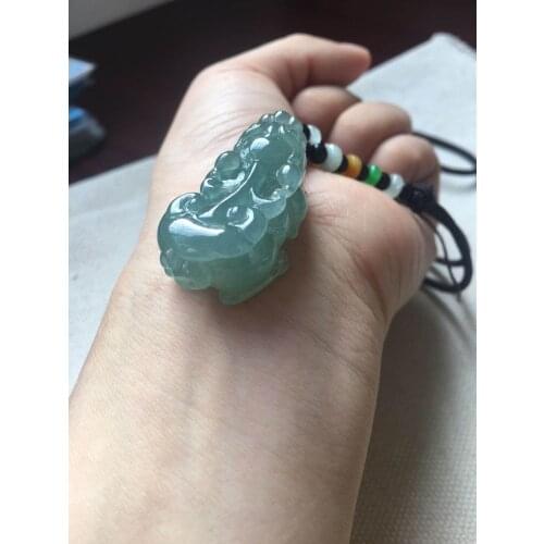 Top brand natural Myanmar A jade oil green jade pendant women men necklace jadeite jade jewelry jade necklaces pendants
