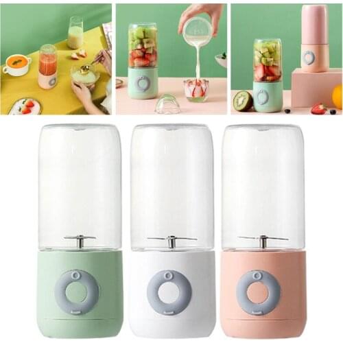 M2EE Portable Blender Personal Size Blender Smoothies and Shakes Mini Blender USB Rechargeable Four Blades Handheld Blender