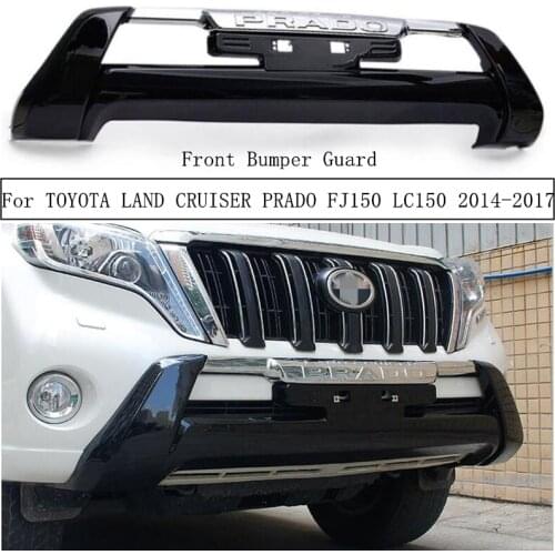 For TOYOTA LAND CRUISER PRADO FJ150 LC150 2014-2017 Front Bumper Guard Plate Protector Anti-impact High Quality ABS Accessories