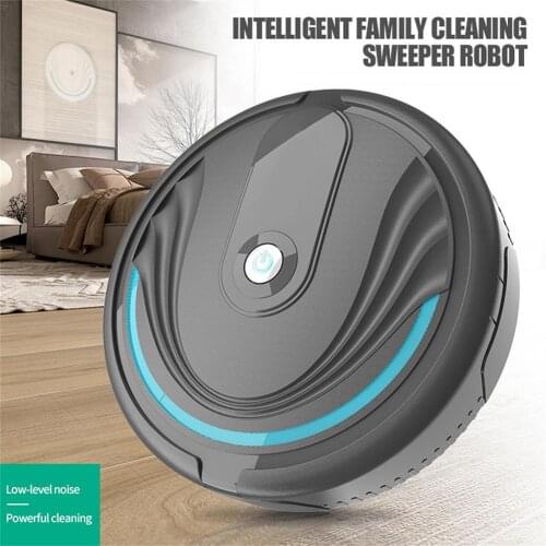 1Pc Portable Household Automatic Efficient Smart Clean Robot Vacuum Cleaner Floor Sweeping Dust Remover Easy to Use