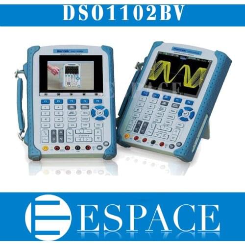 Hantek DSO1102BV Handheld Oscilloscope 2 Channels 100MHz oscilloscope free shipping