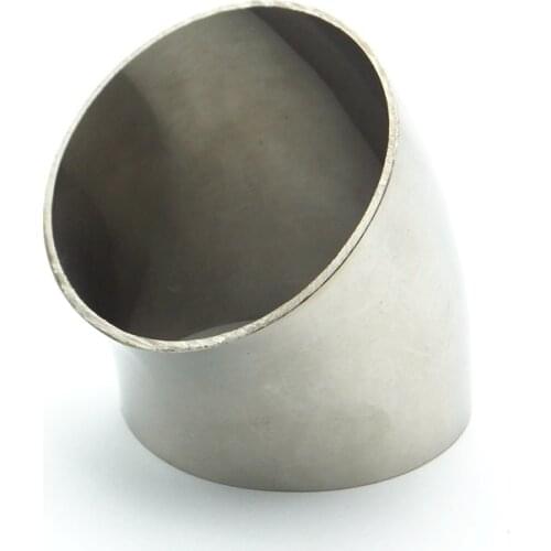 3/4" 19mm OD 304 Stainless Steel Sanitary Weld 45 Degree Elbow Pipe Fitting For Home Brew Homebrew Wine Beer Brewing