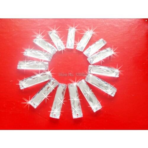 Silver Loose beads 80pcs 7*26mm Sew on Crystals Rhinestones Accessories gemstones For Hand Sewing Strass Diamond