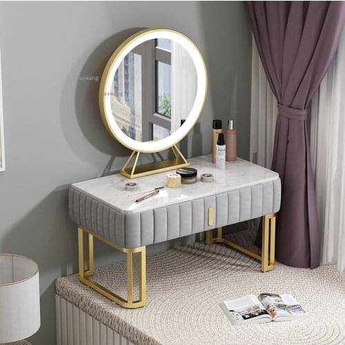 Nordic Small Apartment Dressing Table Simple Bedroom Furniture Dressers for Dormitory Homestay Hotel Makeup Tables with Drawer