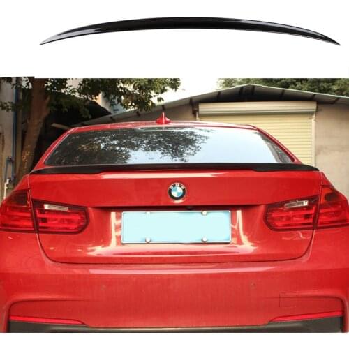 2013 2014 2015 2016 2017 for BMW F30 F35 spoiler by high quality ABS material Black carbon fiber color F35 320i 320li 325li 328i