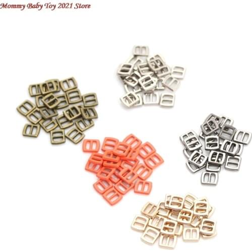 10pcs Mini Tri-glide 3 Mm Ultra-small Belt Buckle Doll Clothes Buttons Shoes Buckle Blyth Doll Clothing Accessory Furniture Toy