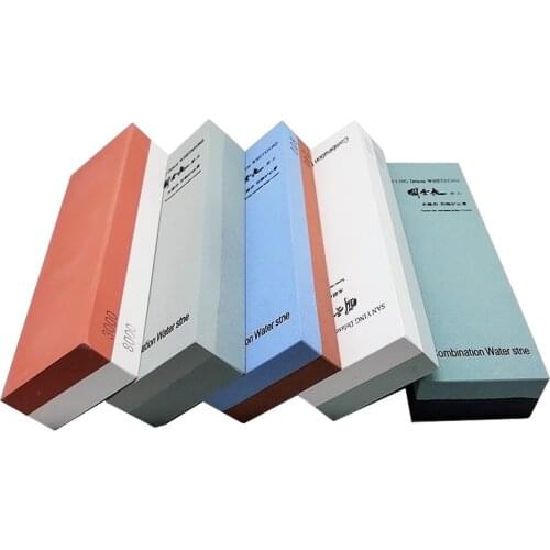 400#-8000# Handwork grindstone Outerdoor Kitchen knife sharpener whetstone water Stone whetstone Multi-stage