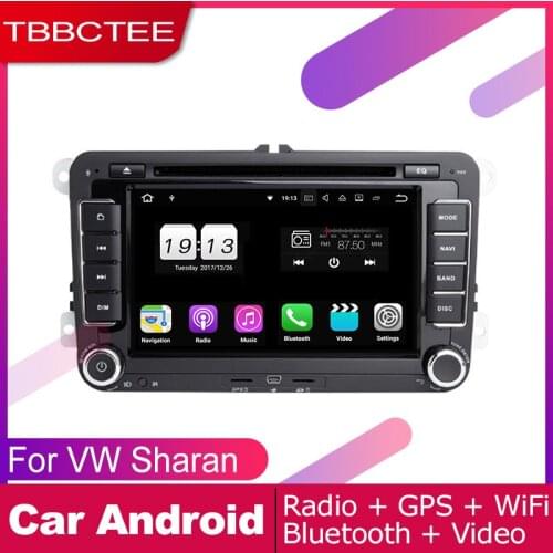 TBBCTEE android car dvd gps multimedia player For Volkswagen VW Sharan 2010~2018 car dvd navigation radio video audio player