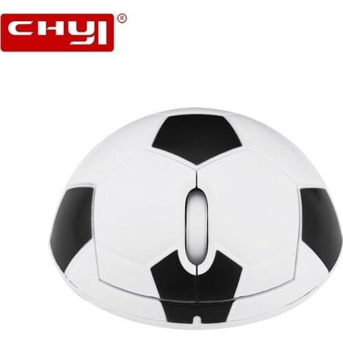 CHYI Football Shape Mini Wireless Mouse USB Optical Computer Mause 1600 DPI 2.4G 3D Laptop Mice for PC Gift Kid